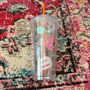 Stoney Clover Lane Dunkin Donuts Acrylic Tumbler EUC